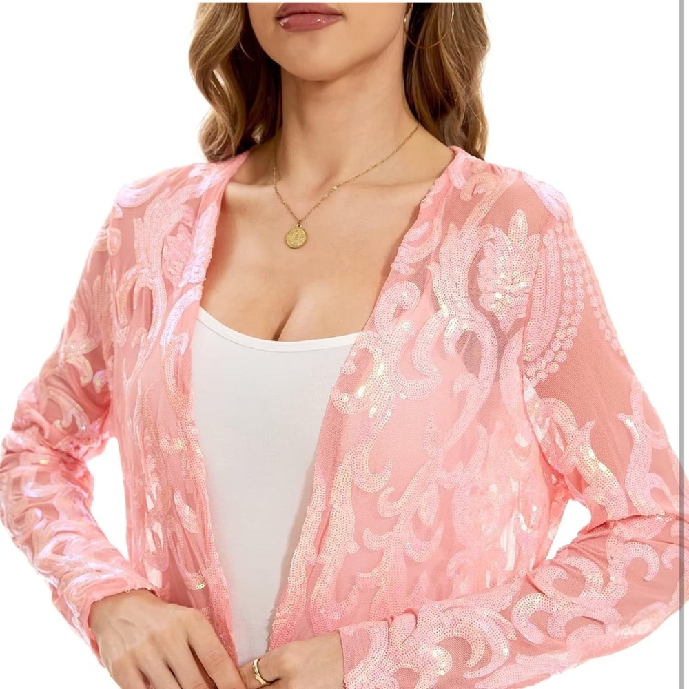 Sequined Long Duster - image 5